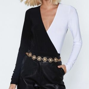 Nasty Gal Tops - Two Sides Wrap Bodysuit Nasty Gal Tops - Two Sides Wrap Bodysuit
